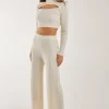 Soft Brushed Rib Flares
