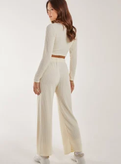 Soft Brushed Rib Flares