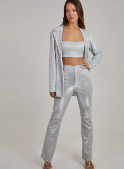 Sparkle Wide Leg Formal Trousers