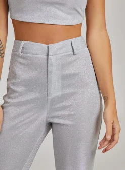 Sparkle Wide Leg Formal Trousers