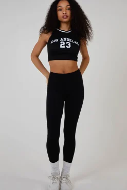 Sports Stripe Varsity Super Crop