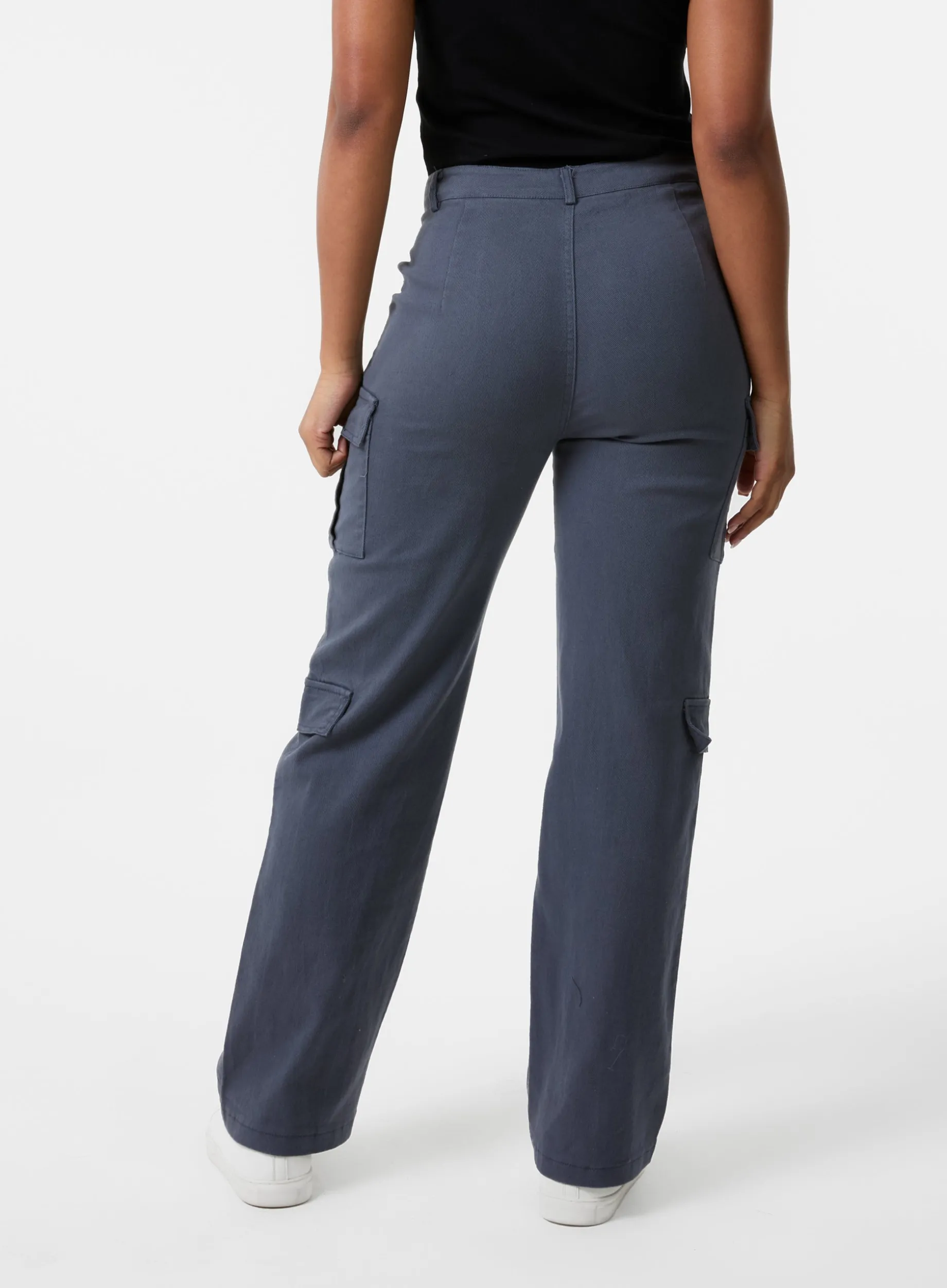 Straight Leg Multi Pockets Cargo Trousers
