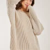 Striped Ribbed Long Sleeve Jumper
