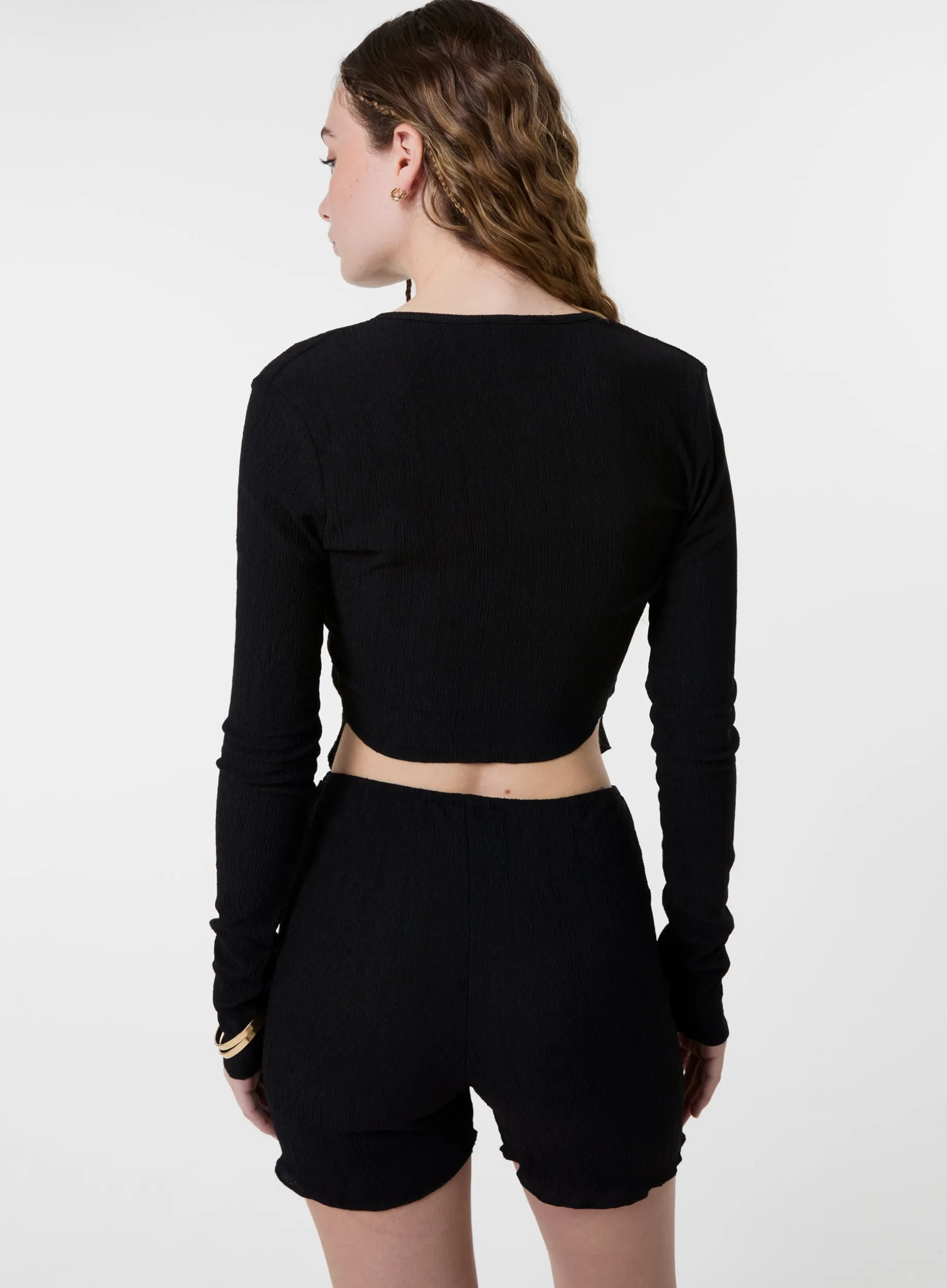 Textured Gold Ring Top