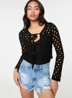 Tie Front Cardigan