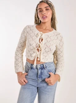 Tie Front Crochet Top