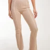 Two Tone Rib Seam Detail Flares