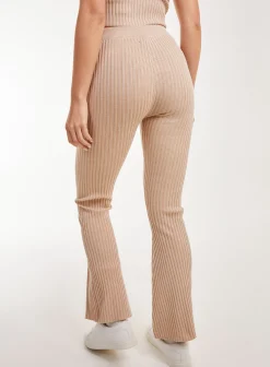 Two Tone Rib Seam Detail Flares