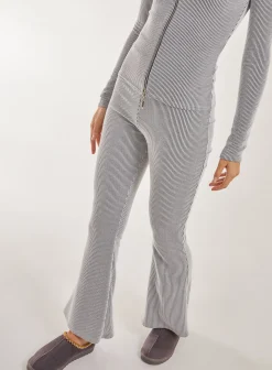 Two Tone Ribbed Flares