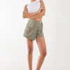 Utility Belt Detail Wrap Skort