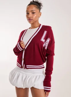 Varsity Knitted Cardigan