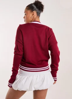 Varsity Knitted Cardigan