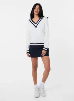 Varsity V Neck Sweater
