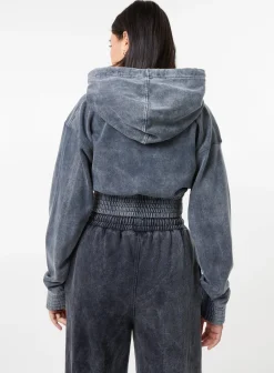 Wash Cropped Hoodie