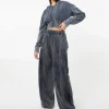 Wash Wide Leg Trousers