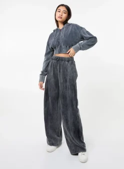 Wash Wide Leg Trousers