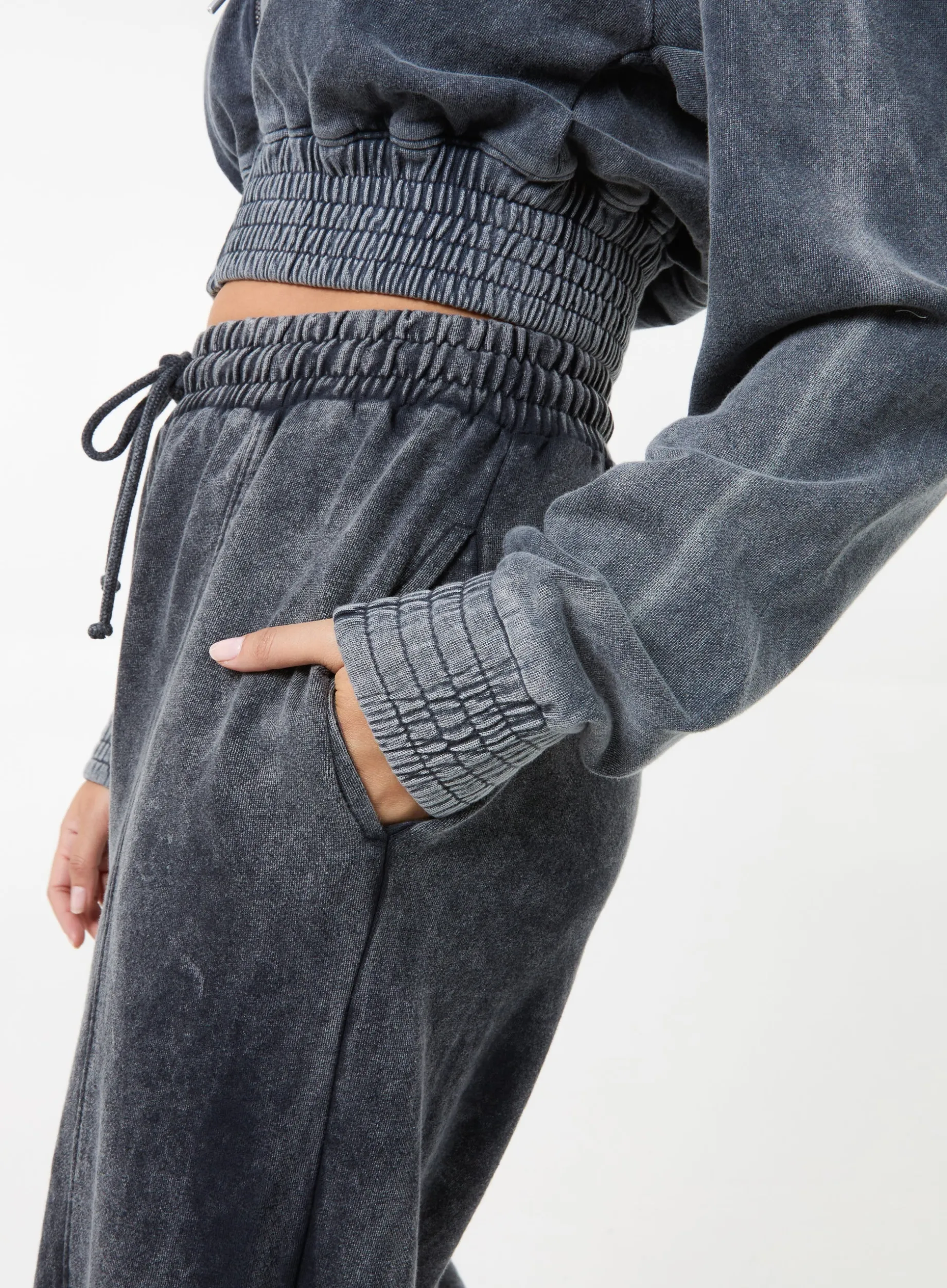 Wash Wide Leg Trousers