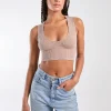 Washed Active Crop Top