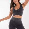 Washed Active Crop Top