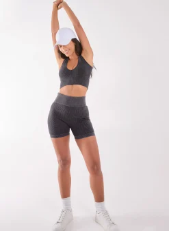 Washed Active Crop Top