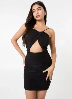 Wrap Over Strappy Dress