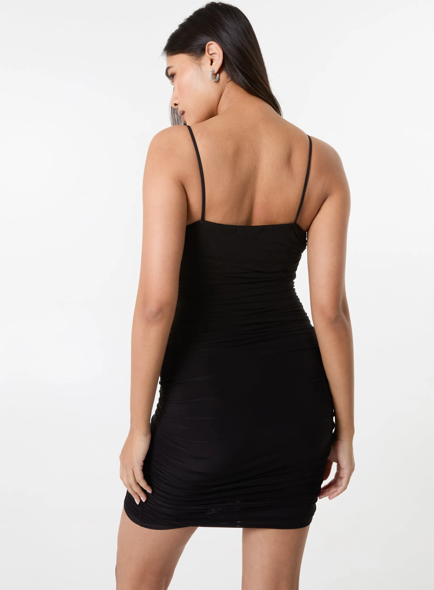 Wrap Over Strappy Dress